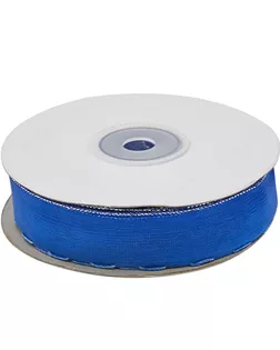 Лента капроновая для сборки бантов с метанитью ш.2см 25м HRPL-1011S (HO-164 синий) арт. АРС-4079-1-АРС0001079397