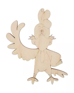 L-536 Деревянная заготовка 'Панк - Петух', 7*8 см, 'Астра' арт. АРС-5169-1-АРС0001101901