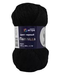 Пряжа Astra Premium 'Паллада' 100гр. 100м (100% акрил) (02 черный) арт. АРС-6086-1-АРС0001113449 Пряжа Astra Premium 'Паллада' 100гр. 100м (100% акрил) (02 черный) арт. АРС-6086-1-АРС0001113449