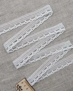 Кружево х/б LACH-1204 ш.2,4см (белый) арт. АРС-6205-1-АРС0001115656