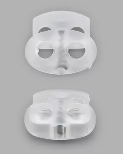 Фиксатор 'Овал' 103-М ПП р.1,4х1,7см (прозрачный) 100шт арт. АРС-7428-1-АРС0001136024