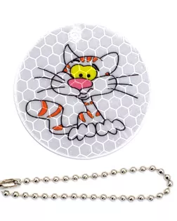 Световозвращатель подвеска пластик 'Кот' арт. АРС-7569-1-АРС0001138362