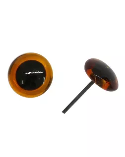 25534 Глазки 9 мм на метал.ножке, цв.коричневый, упак/6шт арт. АРС-8442-1-АРС0001152745