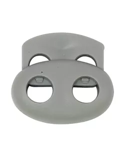 Фиксатор 'Овал' 103-М малый ПП р.1,4х1,7см (св.серый) 100шт арт. АРС-9703-1-АРС0001169810