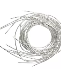 КА002НН1 Канитель гладкая Серебро 1 мм 5 грамм +/- 0,1 гр. арт. АРС-9810-1-АРС0001170841