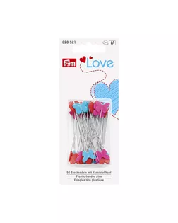 028521 Булавки с пластиковой головкой закаленная сталь 0,60*50мм, 50 шт. Prym арт. АРС-10310-1-АРС0001180654