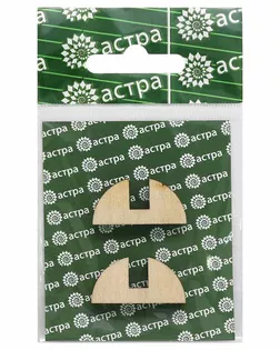 L-1174 Деревянная заготовка Подставка для декоративных элементов 2шт 11*6,5см АСТРА арт. АРС-12000-1-АРС0001192006