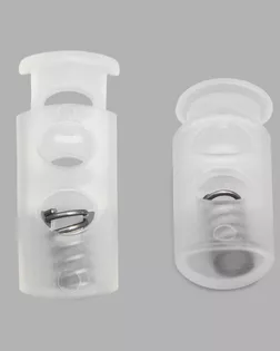 Фиксатор 'Цилиндр' 27005-СС ПП р.0,9х2,2см (прозрачный) 100шт арт. АРС-14358-1-АРС0001214588