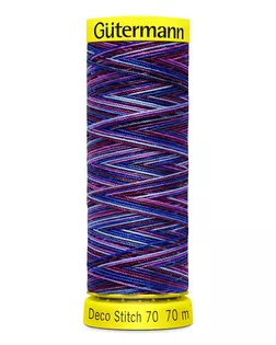 06 Нить Deco Stitch 70 мультиколор для декоративных швов, 70м, 100% п/э Гутерманн 702161 (9944) арт. АРС-15022-1-АРС0001220243