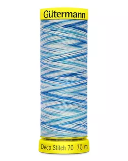 06 Нить Deco Stitch 70 мультиколор для декоративных швов, 70м, 100% п/э Гутерманн 702161 (9954) арт. АРС-15027-1-АРС0001220248