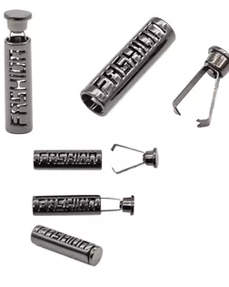 ГУ3876 Наконечник лого Fashion р.0,7х2,5см арт. АРС-15361-1-АРС0001224823