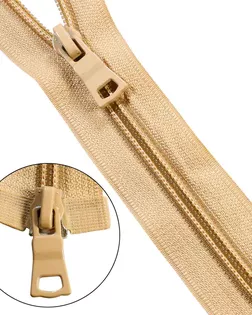 Молния витая Т7 2зам. 100см (128 бежево-серый) арт. АРС-16640-1-АРС0000809079