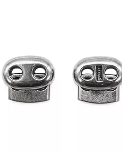 Фиксатор пластик 0305-3032 р.2х2,3см 200шт (никель) арт. АРС-26846-1-АРС0001090749