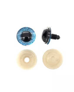 AR1219-A Глаза искристые голубые 20мм, 2шт/упак арт. АРС-28836-1-АРС0001209557