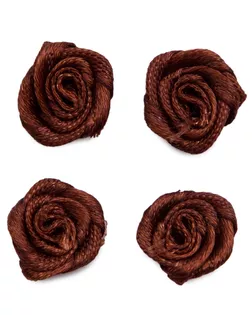 Цветы пришивные К-9082 д.1,1см (869 коричневый) арт. АРС-30464-1-АРС0001137133