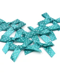 Бантики пришивные, 8шт/упак (изумруд горох) арт. АРС-30533-1-АРС0001171565