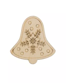 L-1436 Деревянная заготовка ' Колокольчик ' 5,6*5,9*0,3см Астра арт. АРС-33091-1-АРС0001217660