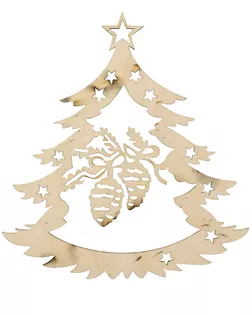 L-560 Деревянная заготовка 'Еловые шишки' 12*13 см Астра арт. АРС-33179-1-АРС0001110173