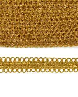 Тесьма металлизированная 0384-1020 ш.2см 18,29м (светлое золото) арт. АРС-34477-1-АРС0001152072