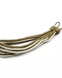 К-16 Подхват для штор 'Каскад' (L73см/ ширина 2см) (1 темно-бежевый/молочный) 1шт арт. АРС-37267-1-АРС0001255088