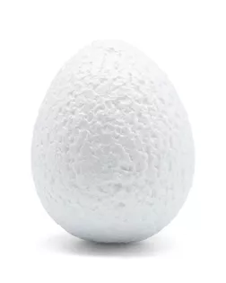 Заготовка для декорирования из пенопласта 'Яйцо', h 70мм, d 55мм, уп.10шт арт. АРС-38874-1-АРС0001259396