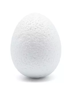 Заготовка для декорирования из пенопласта 'Яйцо', h 90мм, d 70мм, уп.5шт арт. АРС-38875-1-АРС0001259400