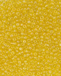 Бисер, (стекло), 11/0, упак./20 гр., Astra&Craft (110 желтый/прозрачный, глянцевый) арт. АРС-41797-1-АРС0001264650