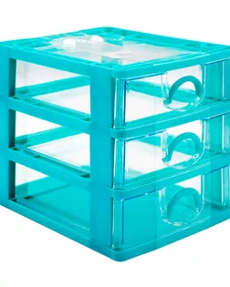 29583 Контейнер для мелочей с 3 ящиками 17*13,2*15,5см Hobby&Pro арт. АРС-42480-1-АРС0001254090