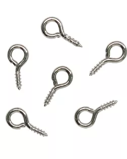 25618 Штифты 9 мм винтовые, уп.6шт, цв.никель арт. АРС-42835-1-АРС0001164871