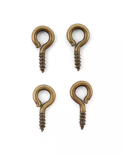 25613 Штифты 10 мм винтовые, уп.4шт, цв.бронза арт. АРС-42836-1-АРС0001164872