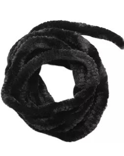 Синель для брошей 5мм*1м, микрополиэстер, Astra&Craft (черный) арт. АРС-42851-1-АРС0001205717