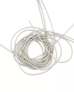 КМ002НН1 Канитель гладкая матовая Матовое серебро 1 мм 5 грамм +/- 0,1 гр. арт. АРС-43018-1-АРС0001276844