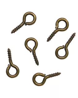 25616 Штифты 9 мм винтовые, уп.6шт, цв.бронза арт. АРС-43161-1-АРС0001164869