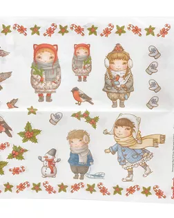 SCB501083 Бумага для декупажа 'Однажды зимой 3', 35*70 см, Scrapberry's арт. АРС-43701-1-АРС0001081972