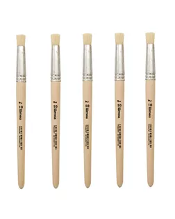 Кисть щетина, круглая, трафаретная № 10, 5шт/уп, Артком арт. АРС-45016-1-АРС0001029345