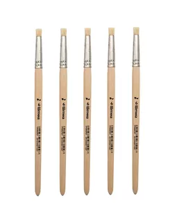 Кисть щетина, круглая, трафаретная № 6, 5шт/уп, Артком арт. АРС-45416-1-АРС0001029343