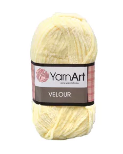 Пряжа YarnArt 'Velour' 100г 170м (100% микрополиэстер) (844 лимонный) арт. АРС-46369-1-АРС0001146501
