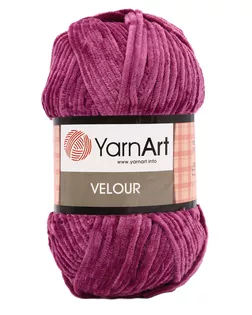 Пряжа YarnArt 'Velour' 100г 170м (100% микрополиэстер) (855 пурпурный) арт. АРС-46376-1-АРС0001146510