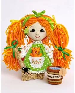 ПЛДК-1452 Набор для создания текстильной игрушки серия Домовёнок и компания 'Хозяюшка' арт. АРС-46486-1-АРС0001160100