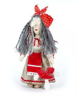 ПЛДК-1453 Набор для создания текстильной игрушки серия Домовёнок и компания 'Баба Яга' арт. АРС-46487-1-АРС0001160101