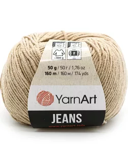 Пряжа YarnArt 'Jeans' 50гр 160м (55% хлопок, 45% полиакрил) (87 нежно-бежевый) арт. АРС-47698-1-АРС0001233627 Пряжа YarnArt 'Jeans' 50гр 160м (55% хлопок, 45% полиакрил) (87 нежно-бежевый) арт. АРС-47698-1-АРС0001233627
