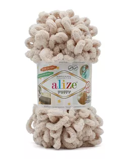 Пряжа Alize 'Puffy' 100г 9м (100% микрополиэстер) (599 слоновая кость) арт. АРС-48025-1-АРС0001236370