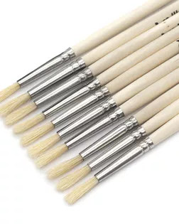 ЩК-07106 Кисть школьная из волоса щетины круглая №3, 10шт/уп, Артком арт. АРС-48383-1-АРС0001242652