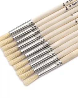 ЩК-07107 Кисть школьная из волоса щетины круглая №4, 10шт/уп, Артком арт. АРС-48384-1-АРС0001242653