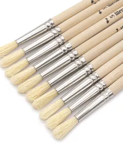 ЩК-07108 Кисть школьная из волоса щетины круглая №5, 10шт/уп, Артком арт. АРС-48385-1-АРС0001242654