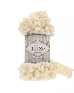 Пряжа Alize 'Puffy' 100г 9м (100% микрополиэстер) (742 ванильный) арт. АРС-48699-1-АРС0001250204