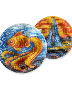 В531 Набор для вышивания бисером Кроше 'Талисман Желаний' 10*10см арт. АРС-48893-1-АРС0001256522