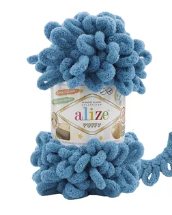Пряжа Alize 'Puffy' 100г 9м (100% микрополиэстер) (294 петроль) арт. АРС-49070-1-АРС0001265394