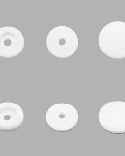 Кнопка трикотажная 12,5/10мм пластик (уп.~100шт) NEW STAR (101 белый) арт. АРС-51407-1-АРС0001278466