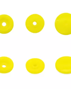 Кнопка трикотажная 12,5/10мм пластик (уп.~100шт) NEW STAR (110 жёлтый) арт. АРС-51416-1-АРС0001278475